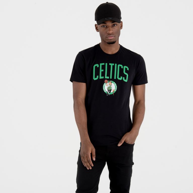 Ropa New Era Nba Negros - Boston Celtics Team Logo 48072PHGO